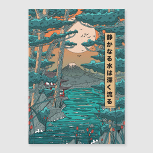 As águas estáticas são profundas.