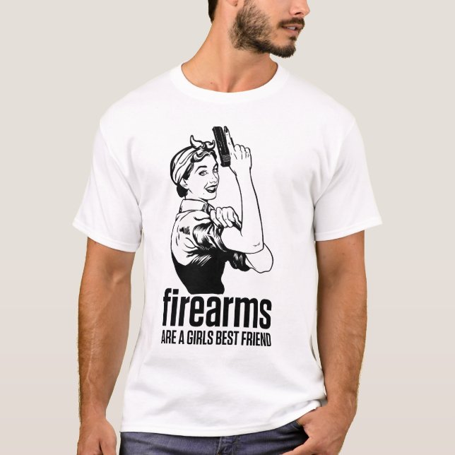 As armas de fogo são uma camisa do melhor amigo (Frente)