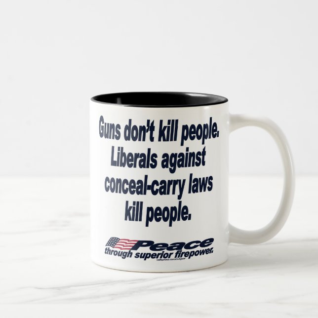 As armas não matam pessoas da caneca (Direita)