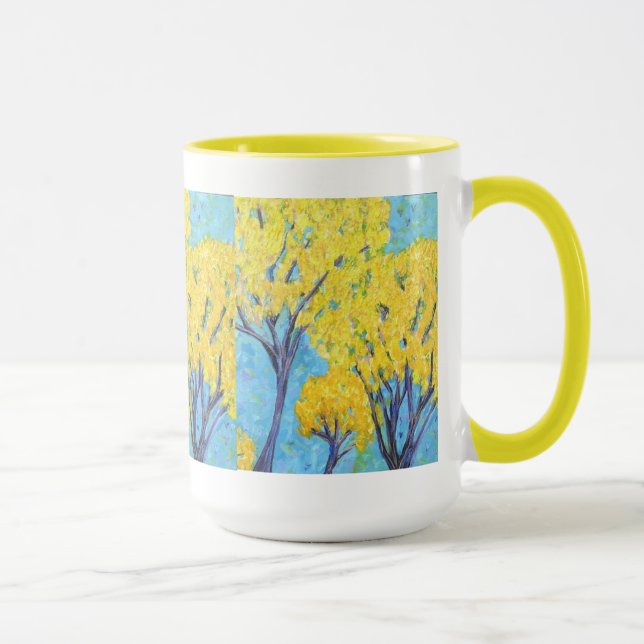 As árvores amarelas caneca (Direita)