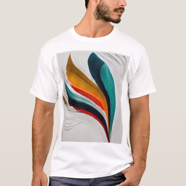 As asas de pássaros, arte Camiseta (Frente)