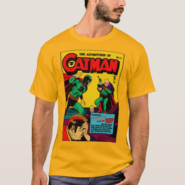 As Aventuras da Camiseta Gato-Homem (Frente)