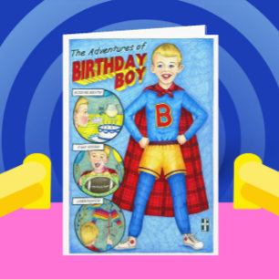 As Aventuras do Cartão de Criança de Aniversári