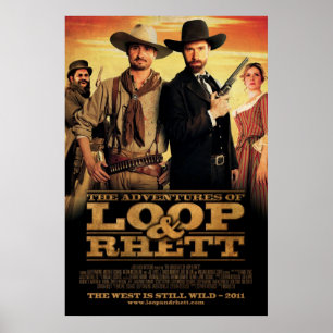 "As aventuras do laço & do Rhett" um poster da