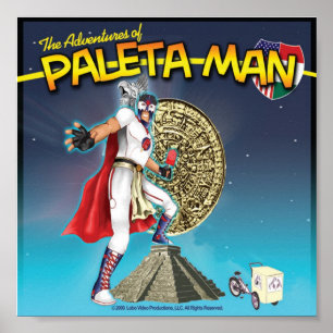 As aventuras do poster do homem de Paleta