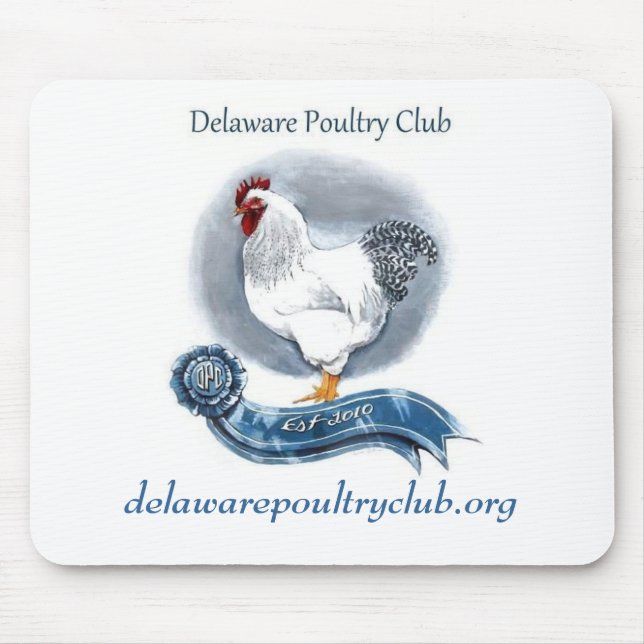 As aves domésticas de Delaware batem Mousepad (a (Frente)