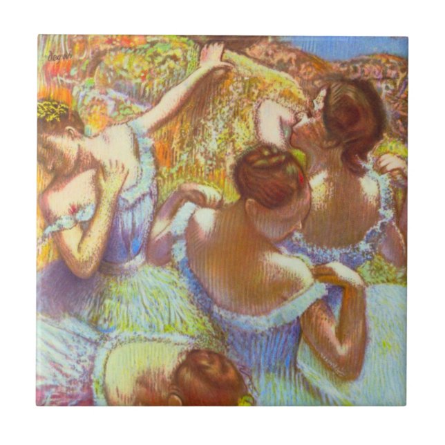 As Bailarinas Azuis por Edgar Degas (Frente)