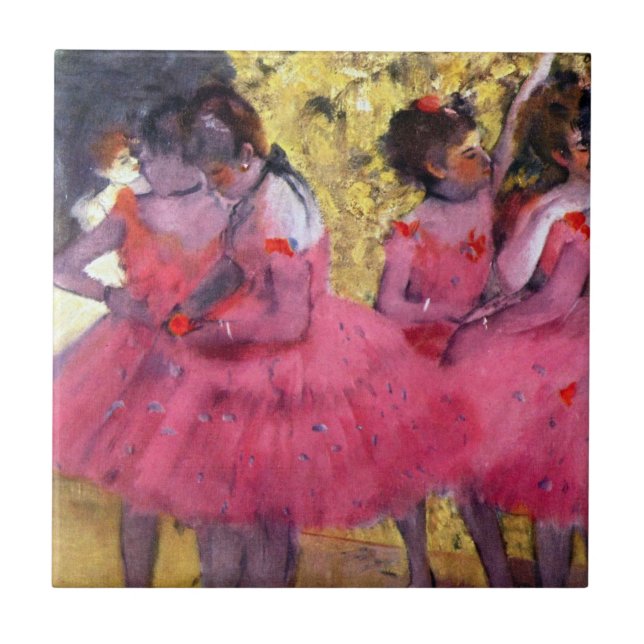 As Bailarinas Cor-de-Rosa, Antes do Ballet por Edg (Frente)