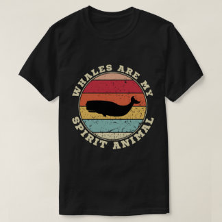 As Baleias São A Minha Camiseta Animal Espirituosa