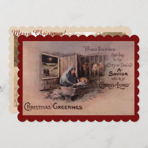 As bênçãos do cartão plano de Natal