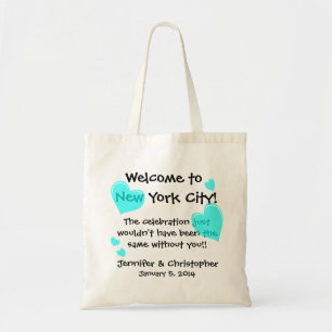 As bolsas bem-vindas da festa de casamento,