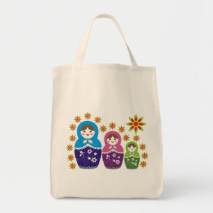 As bolsas da boneca de Matryoshka do russo