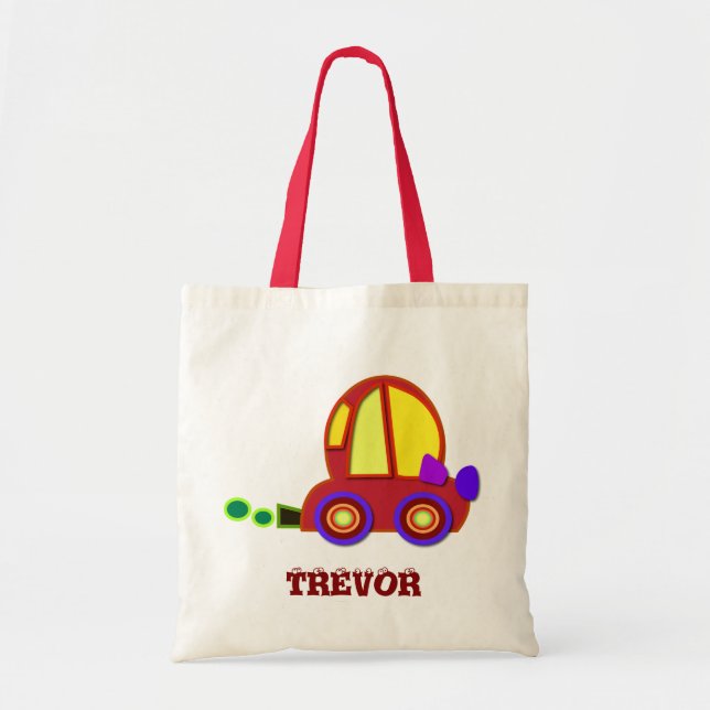 As bolsas das crianças: Carros vermelhos (Frente)