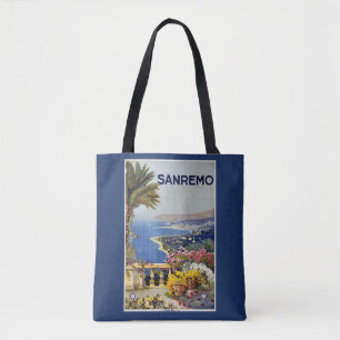 As bolsas das viagens vintage de Italia Sanremo