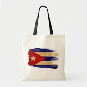 As bolsas de canvas da bandeira de Cuba