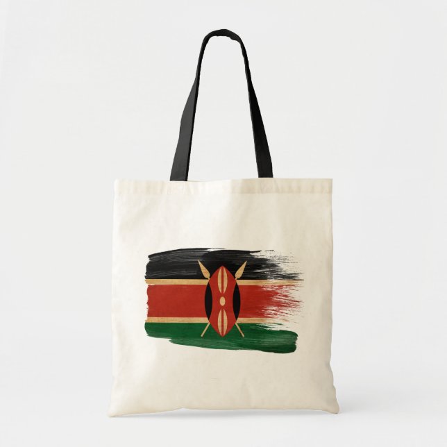 As bolsas de canvas da bandeira de Kenya (Frente)