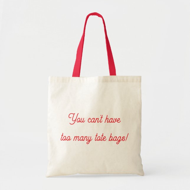 As bolsas de mão nunca são suficientes! (Frente)