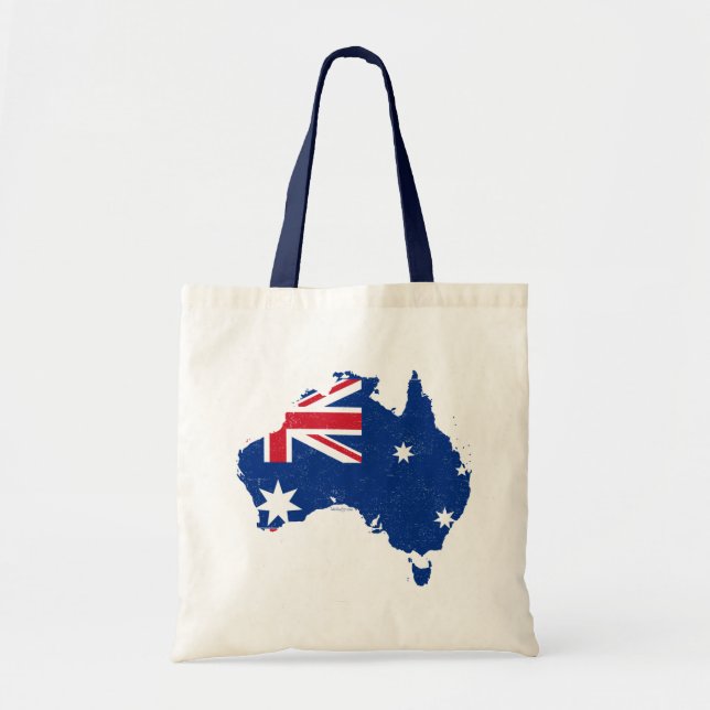 As bolsas do mapa da bandeira de Austrália (Frente)
