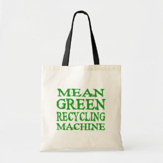 As bolsas verdes médias da máquina do reciclagem