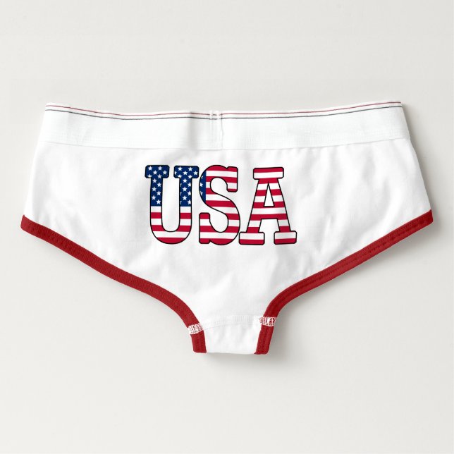 As calcinhas da American Flag Girl (Verso)