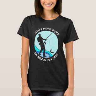 As Camisetas De Pescadores Não Podem Trabalhar Hoj