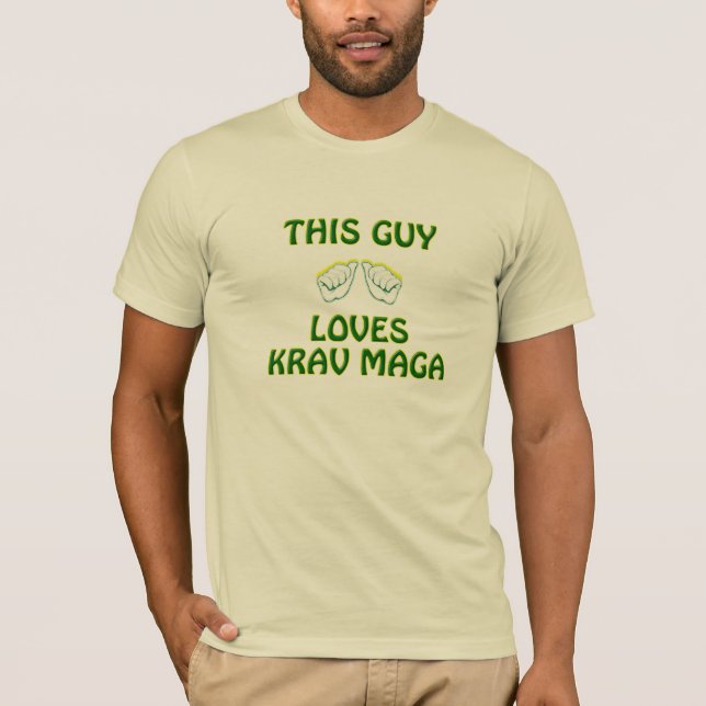 As camisetas masculinas do Krav Maga do mundo (Frente)