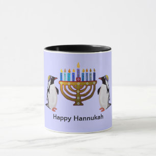 As canecas escolhidas congeladas de Hannukah