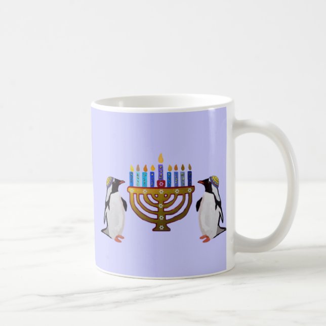 As canecas escolhidas congeladas de Hannukah (Direita)