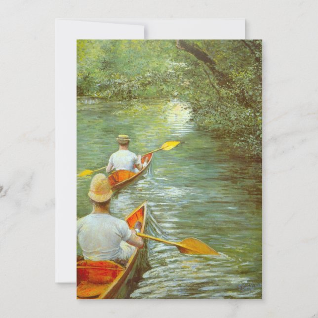 As Canoas, Perissoires de Gustave Caillebotte (Frente)