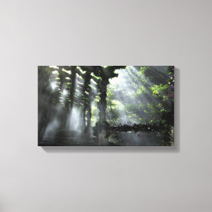 As canvas pequenas protegidas do trajeto