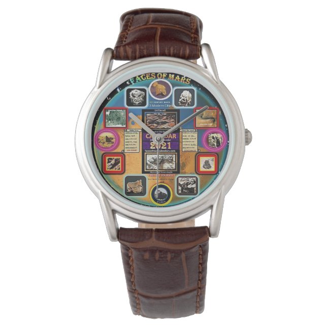 As caras de Marte há muito aguardadas, e o relógio (Frente)