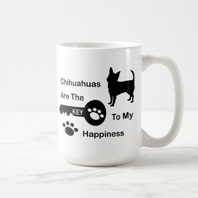 As chihuahuas são a chave a minha caneca de café (Direita)