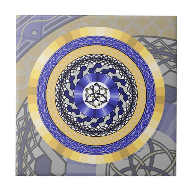 As cores do Azulejo de Anos novos (Frente)