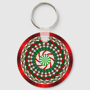 As cores do chaveiro do Natal