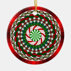 As cores do Enfeites de natal