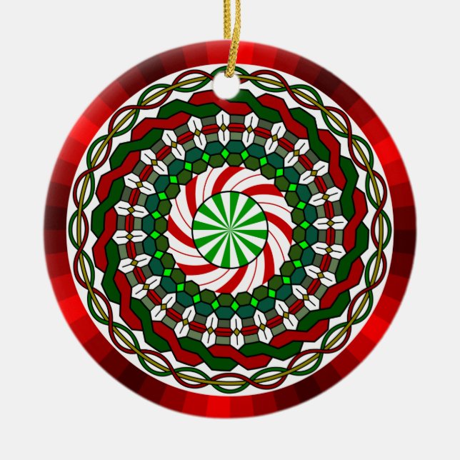 As cores do Enfeites de natal (Frente)
