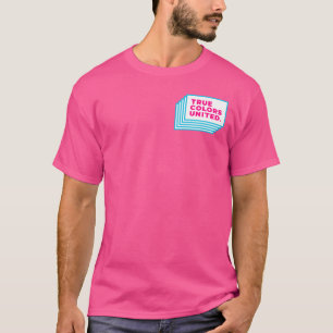 As cores verdadeiras uniram a camisa (magenta)