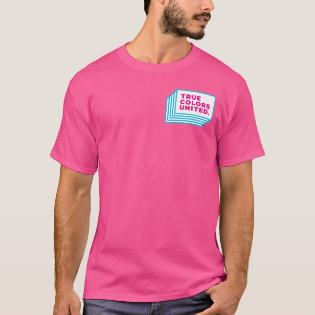 As cores verdadeiras uniram a camisa (magenta) (Frente)