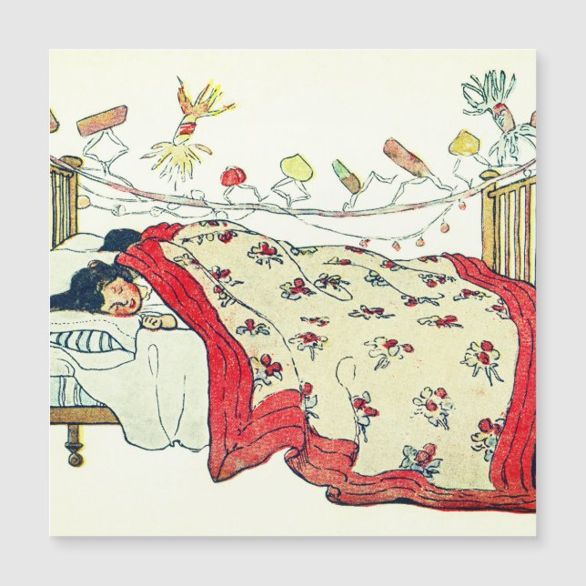 As crianças foram todas aninhadas em suas camas h (Frente)