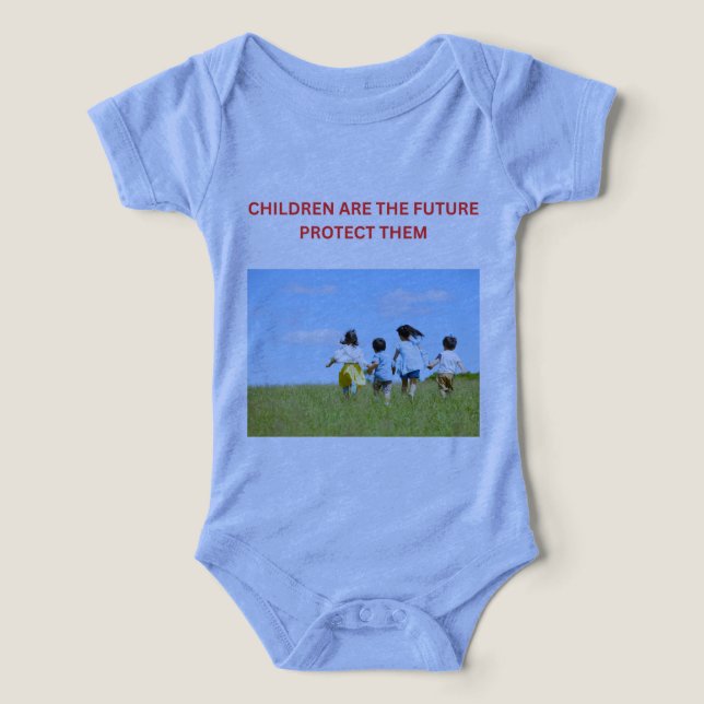 AS CRIANÇAS SÃO O FUTURO PROTEJA-AS  (Design frontal)