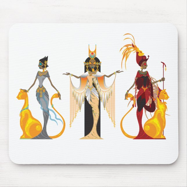 As divas de Egipto Mousepad (Frente)