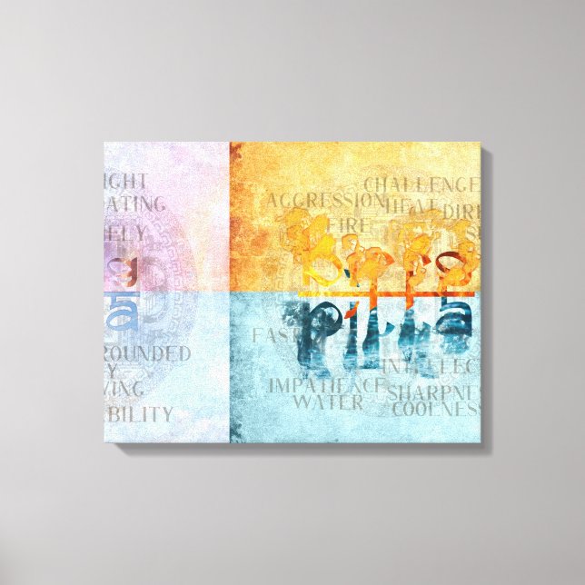 As Doshas Ayurvedic - Canvas (Frente)