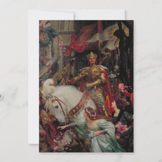 As Duas Coroas de Sir Frank Bernard Dicksee (Frente)