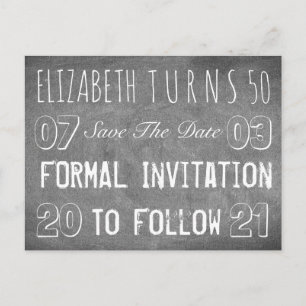 As economias do convite de aniversário a data