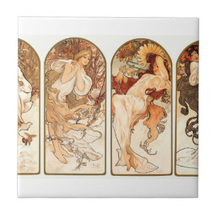 As Estações Originais De 1897 Por Alphonse Mucha