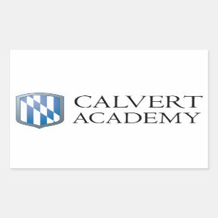 As etiquetas da academia de Calvert (4,5" x 2,7")