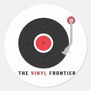 As etiquetas da fronteira do vinil