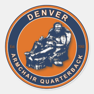 As etiquetas do futebol de Denver do estratego da