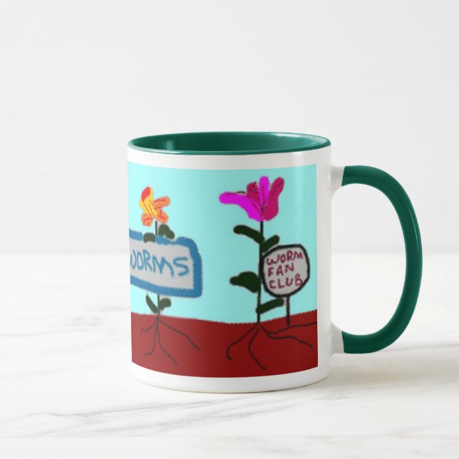 As flores dizem que "nós amamos sem-fins!" Caneca (Direita)
