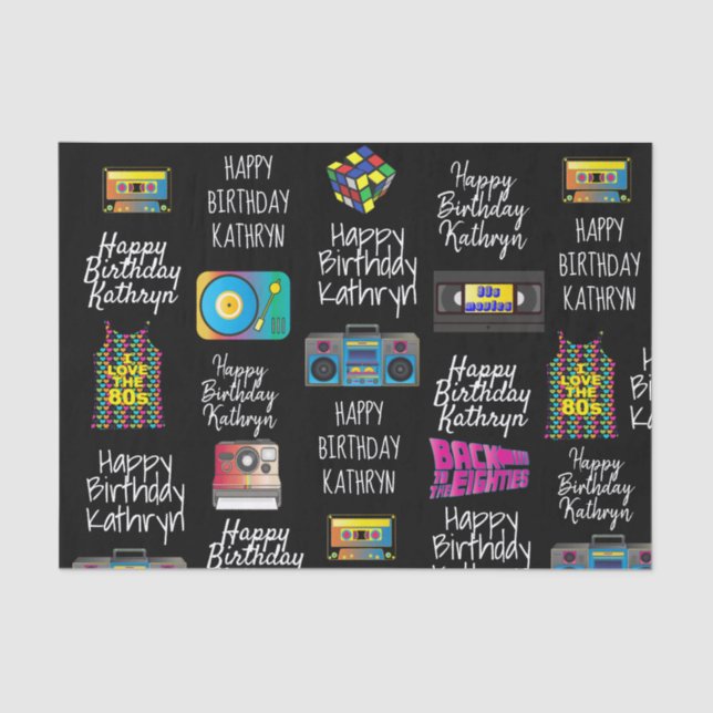 As folhas de papel personalizadas para tecidos ano (Frente )